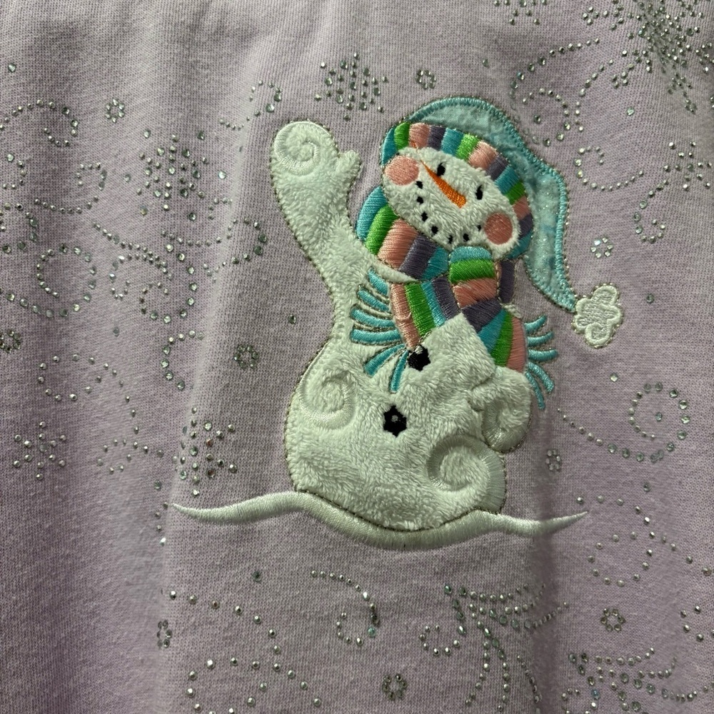 Decorated Originals Snowman Sweatshirt - Picture 2 of 5